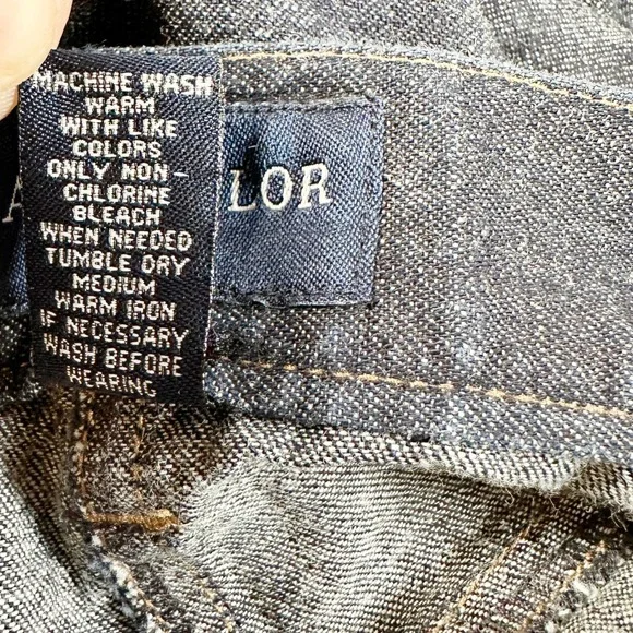 Ann Taylor Jeans Women's 12 Wide Leg Crop 100% Cotton High Rise - Picture 9 of 9